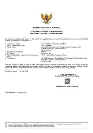 Sertifikat standar